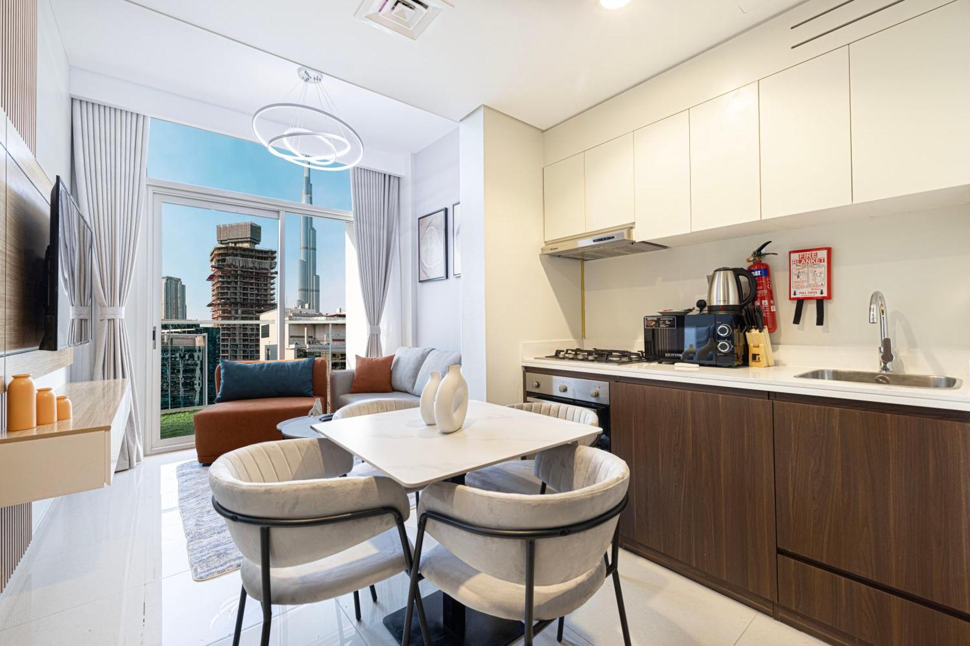 Exclusive 1-bedroom With Breathtaking Burj Khalifa Views In The Heart Of Appartamento Dubai